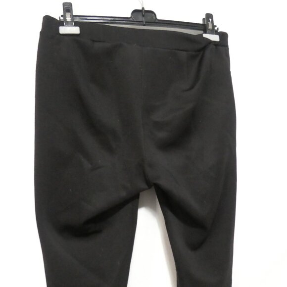 STUDIO POINT | 16.5 inch waist measured | Black Joggers | Faux Front Pockets - Picture 13 of 16